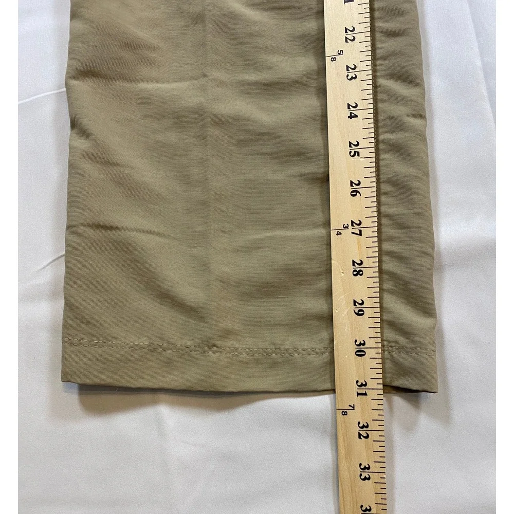 The North Face Women's Khaki Zip Off Convertible Cargo‎ Hiking Pants 10 Gorpcore